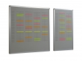 Orga-Easy-Plantafel, Einstecktafel für A5 hoch Belege;                                              