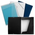 Collegemappen / Eckspannmappen DIN A 3 blau