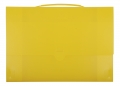 Bild 3 von PP-Sammelmappe, gelb,  A4 mit Griff, inkl. Steckverschluss, FH 45 mm, gelb