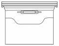 VISIMAP TERMINMAPPE A4 QUER  mit 2 angeschweißten Bogenschnitt-Taschen und 80 mm Heftzunge
