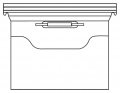 Bild 1 von VISIMAP TERMINMAPPE A4 QUER  mit 2 angeschweißten Bogenschnitt-Taschen und 80 mm Heftzunge