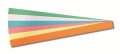 Bild 1 von Bezeichnungsstreifen,orange, individuelle Beschriftung, Breite: 380mm, Höhe: 27 mm, VE = 50 Stück je