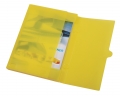 Bild 2 von PP-Sammelmappe, gelb,  A4 mit Griff, inkl. Steckverschluss, FH 45 mm, gelb