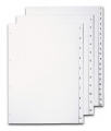 Karton-Register, Zahlen 1-10, A4, 297 x 210/225 mm, Lochung 4-fach gelocht